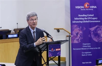 Jeffrey Sachs talar fyrir umbótum Sameinuðu þjóðanna, fjölþjóðastefnu í New E...