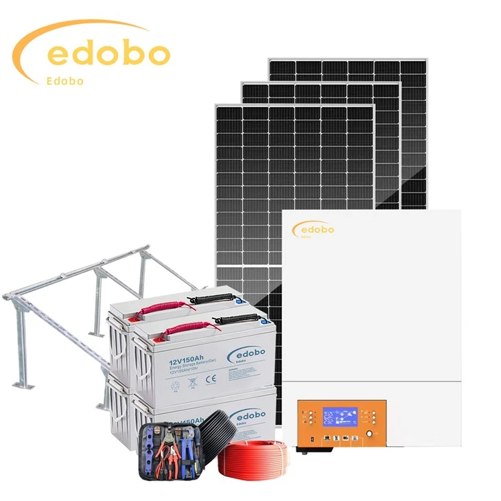10kw Off Grid sólkerfi með rafhlöðum