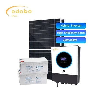 4kw 10kw Hybrid Inverter með sólarrafhlöðu