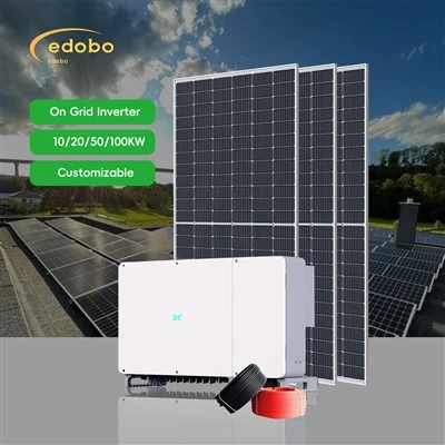 50kW á rist sólarorkukerfi íhlutir